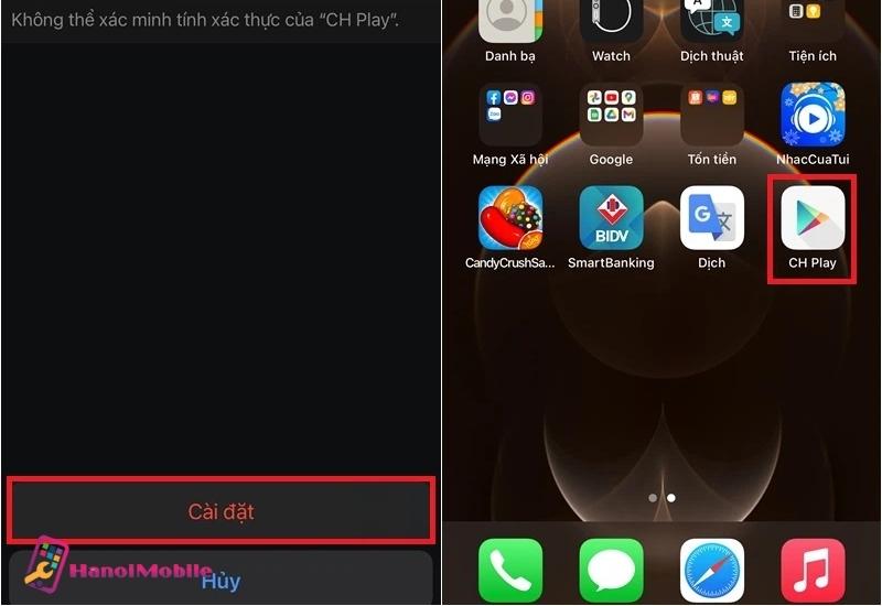 Hướng dẫn cách tải và cài đặt CH Play cho iPhone